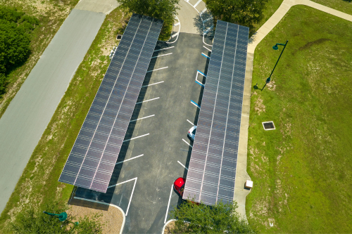 ombrières parking photovoltaîques