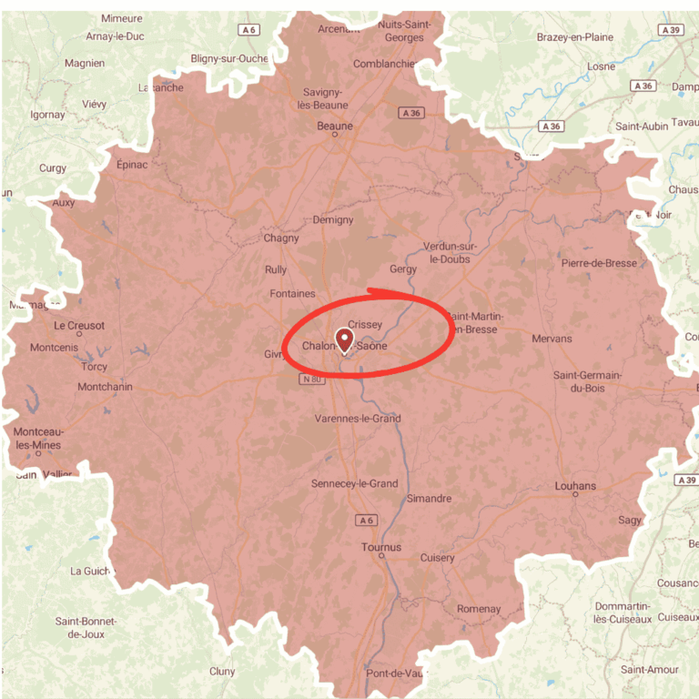 Intervention 50 km autour de Chalon sur Saône
