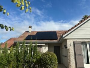 Installation photovoltaïque en surimposition, toiture particulier, Mellecey